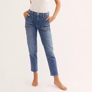 We the Free Straight Cargo Jean